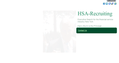 Desktop Screenshot of hsa-recruiting.com